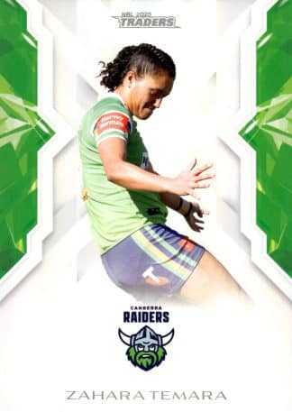 2025 NRL Traders NRLW Women - W14 Zahara Temara Canberra Raiders