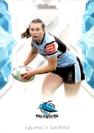 2025 NRL Traders NRLW Women - W16 Quincy Dodd Cronulla Sharks