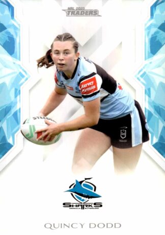 2025 NRL Traders NRLW Women - W16 Quincy Dodd Cronulla Sharks