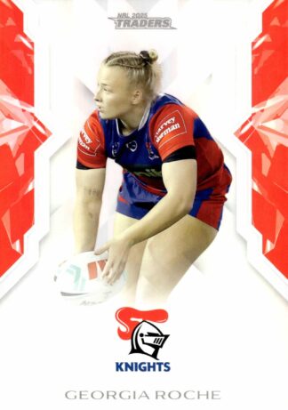 2025 NRL Traders NRLW Women - W32 Georgia Roche Newcastle Knights
