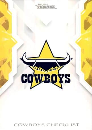 2025 NRL Traders NRLW Women - W36 Checklist North QLD Cowboys