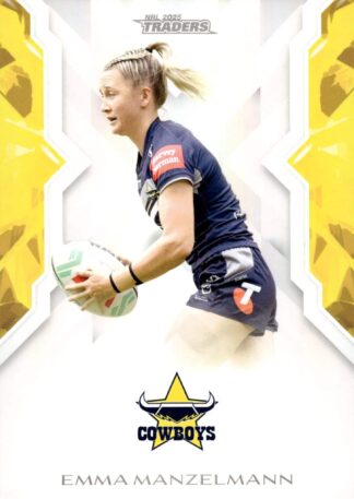 2025 NRL Traders NRLW Women - W38 Emma Manzelmann North QLD Cowboys