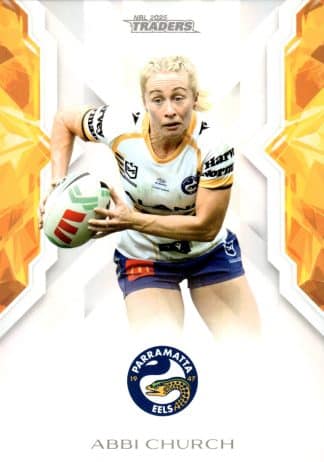 2025 NRL Traders NRLW Women - W46 Abbi Church Parramatta Eels