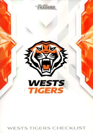 2025 NRL Traders NRLW Women - W64 Checklist Wests Tigers