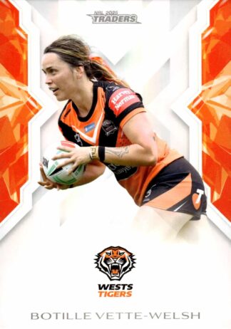 2025 NRL Traders NRLW Women - W70 Botille Vette-Welsh Wests Tigers