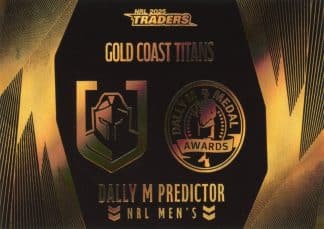 2025 NRL Traders NRL Dally M Predictor - DMP06 Gold Coast Titans