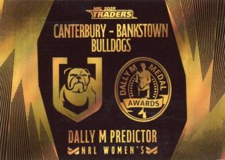 2025 NRL Traders NRLW Dally M Predictor - DMP20 Canterbury Bulldogs