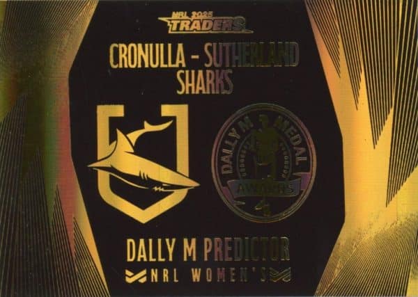 2025 NRL Traders NRLW Dally M Predictor - DMP21 Cronulla Sharks