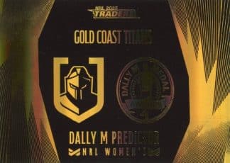 2025 NRL Traders NRLW Dally M Predictor - DMP22 Gold Coast Titans
