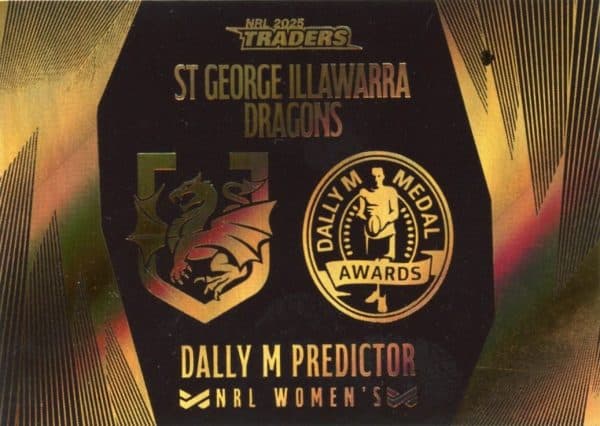 2025 NRL Traders NRLW Dally M Predictor - DMP26 St George Dragons