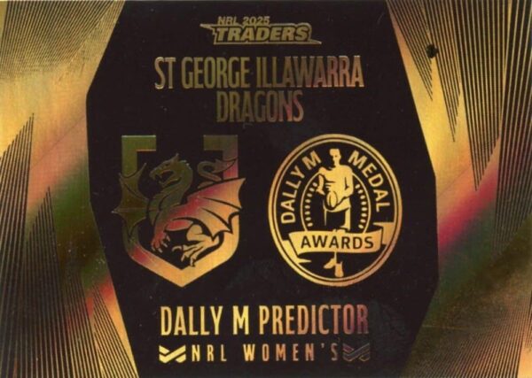 2025 NRL Traders NRLW Dally M Predictor - DMP26 St George Dragons