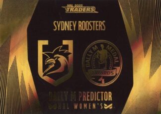 2025 NRL Traders NRLW Dally M Predictor - DMP27 Sydney Roosters