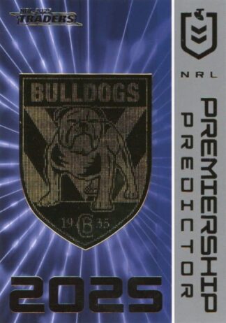 2025 NRL Traders NRL Premiership Predictor - PP03 Canterbury Bulldogs
