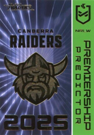 2025 NRL Traders NRLW Premiership Predictor - PP19 Canberra Raiders