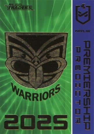 2025 NRL Traders NRLW Premiership Predictor – PP28 Warriors