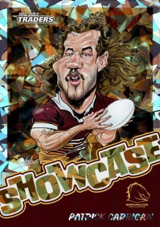 2025 NRL Traders Bronze Showcase Caricatures - SB02 Patrick Carrigan Brisbane Broncos