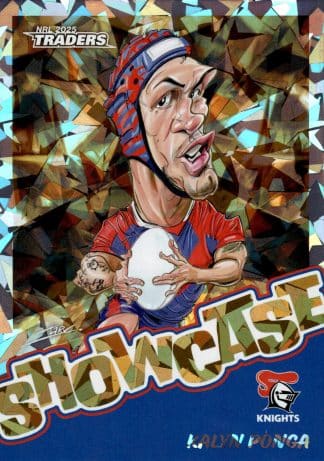 2025 NRL Traders Bronze Showcase Caricatures - SB10 Kalyn Ponga Newcastle Knights