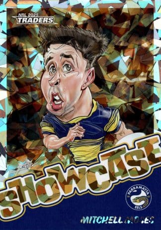 2025 NRL Traders Bronze Showcase Caricatures - SB12 Mitchell Moses Parramatta Eels