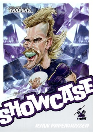 2025 NRL Traders Showcase Caricatures - S09 Ryan Papenhuyzen Melbourne Storm