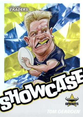 2025 NRL Traders Showcase Caricatures - S11 Tom Dearden North QLD Cowboys