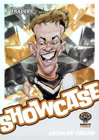2025 NRL Traders Showcase Caricatures - S18 Lachlan Galvin Wests Tigers