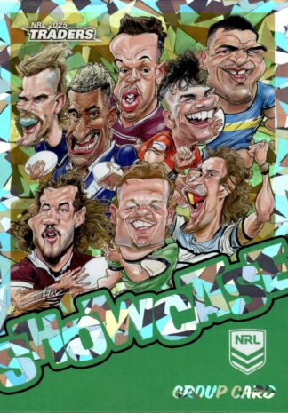 2025 NRL Traders Gold Showcase Caricatures - SG01 Group Card