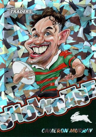 2025 NRL Traders Silver Showcase Caricatures - SS14 Cameron Murray South Sydney Rabbitohs