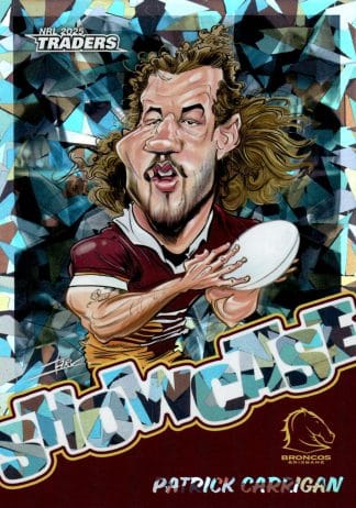 2025 NRL Traders Titanium Showcase Caricatures - ST02 Patrick Carrigan Brisbane Broncos