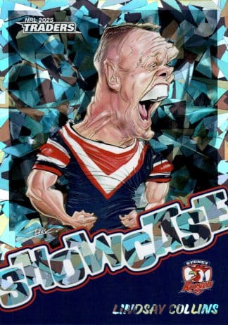 2025 NRL Traders Titanium Showcase Caricatures - ST16 Lindsay Collins Sydney Roosters