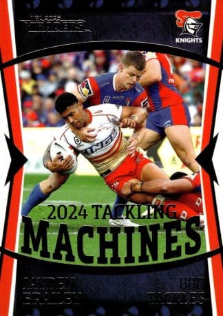 2025 NRL Traders NRL Tackling Machine - TM09 Jayden Brailey Newcastle Knights