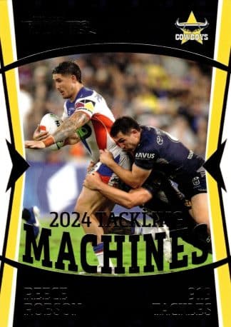 2025 NRL Traders NRL Tackling Machine - TM10 Reece Robson North QLD Cowboys