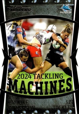 2025 NRL Traders NRLW Tackling Machine - TM20 Brooke Anderson Cronulla Sharks