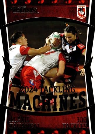 2025 NRL Traders NRLW Tackling Machine - TM25 Alexis Tauaneai St George Dragons