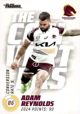 2025 NRL Traders NRL The Converters - TC01 Adam Reynolds Brisbane Broncos