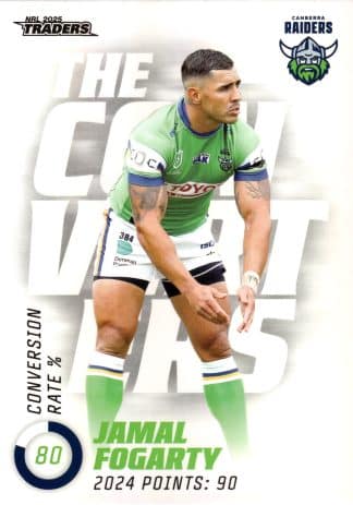2025 NRL Traders NRL The Converters - TC02 Jamal Fogarty Canberra Raiders