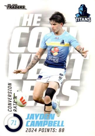 2025 NRL Traders NRL The Converters - TC06 Jayden Campbell Gold Coast Titans