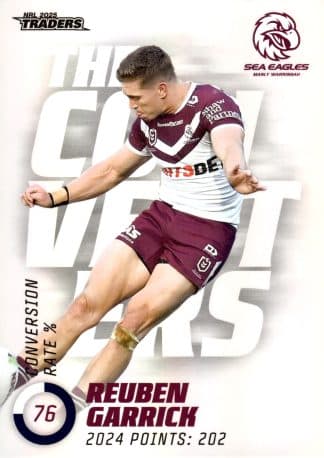 2025 NRL Traders NRL The Converters - TC07 Reuben Garrick Manly Sea Eagles