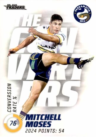 2025 NRL Traders NRL The Converters - TC11 Mitchell Moses Parramatta Eels