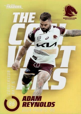 2025 NRL Traders NRL The Converters Parallel - TCP01 Adam Reynolds Brisbane Broncos