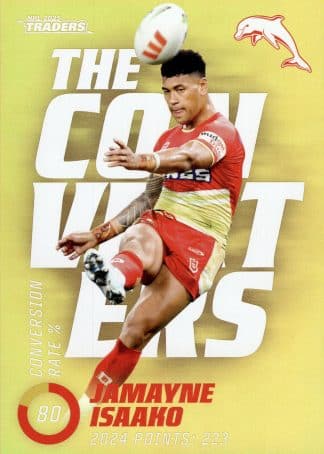 2025 NRL Traders NRL The Converters Parallel - TCP05 Jamayne Isaako Dolphins