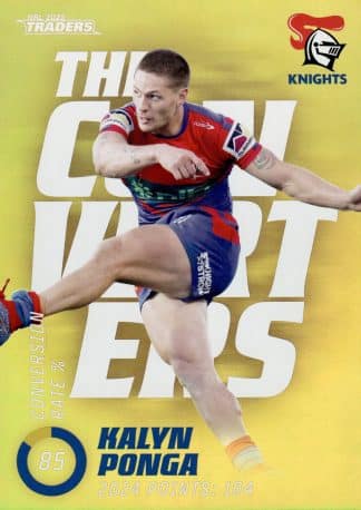 2025 NRL Traders NRL The Converters Parallel - TCP09 Kalyn Ponga Newcastle Knights