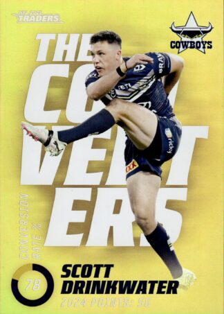 2025 NRL Traders NRL The Converters Parallel - TCP10 Scott Drinkwater North QLD Cowboys