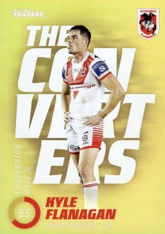 2025 NRL Traders NRL The Converters Parallel - TCP14 Kyle Flanagan St George Dragons