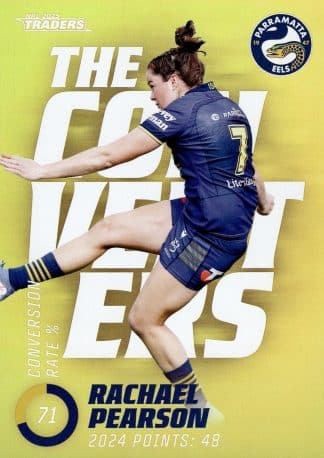 2025 NRL Traders NRLW The Converters Parallel - TCP24 Rachael Pearson Parramatta Eels