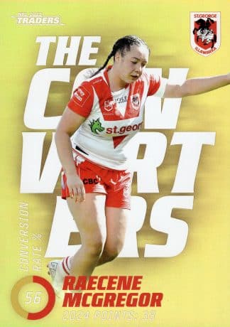 2025 NRL Traders NRLW The Converters Parallel - TCP25 Raecene McGregor St George Dragons