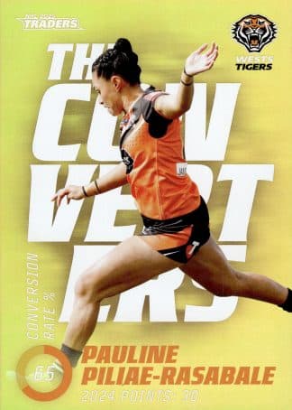 2025 NRL Traders NRLW The Converters Parallel - TCP27 Pauline Piliae-Rasabale Wests Tigers