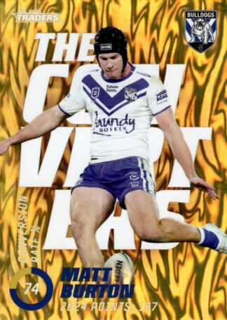 2025 NRL Traders NRL The Converters Priority - TCPP03 Matt Burton Canterbury Bulldogs