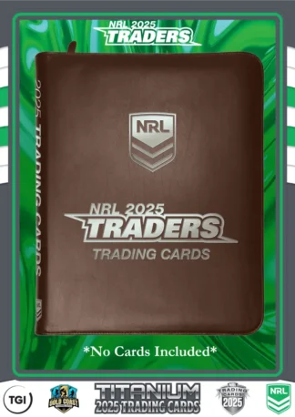 2025 NRL Traders Hobby Trading Card Album – No Cards Included