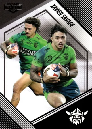 2025 NRL Elite Black Diamond Mojo - MB015 Xavier Savage Canberra Raiders