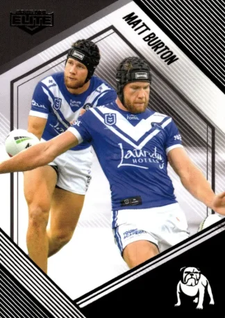 2025 NRL Elite Black Diamond Mojo - MB020 Matt Burton Canterbury Bulldogs